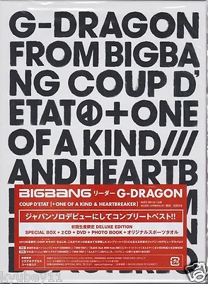 G-DRAGON COUP D'ETAT +ONE OF A KIND&HEARTBREAKER Limited Edition 2 CD DVD Japan • $115