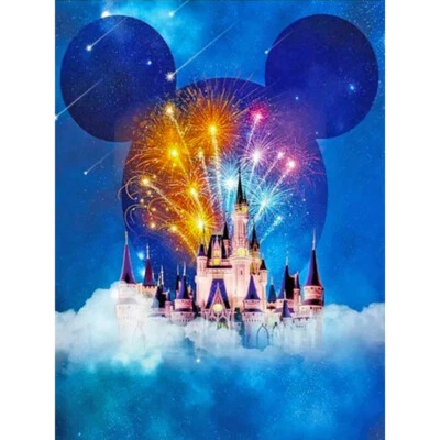 $10.19 • Buy DIY Full Drill 5D Diamond Painting Disney Fireworks Embroidery Arts Craft Kits