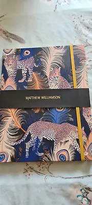 Matthew Williamson Hardcover Notebook Cheetah Design New • £8