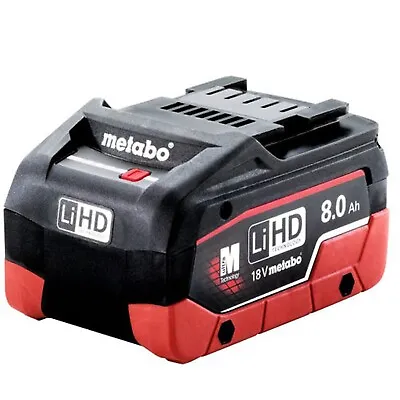 Metabo 18V LiHD CAS 8.0Ah Battery • £120