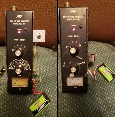 Pair Of MFJ 207 ANTENNA ANALYZERS - As Is For Parts Only. • $10.50