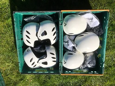 Kayak Helmets Set Of 7 X White Predator S/M  Excellent Condition • £110