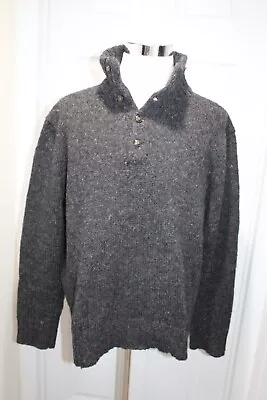 $49.99 • Buy Polo Ralph Lauren Heavy Weight Knit Alpaca Wool Donegal Sweater Gray Size 2XL