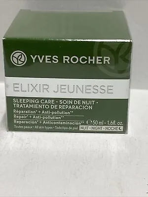 $51.79 • Buy Yves Rocher Elixir Jeunesse Anti-Pollution Night Face Cream 1.6 Fl Oz