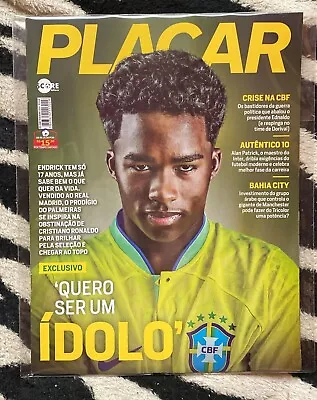 Placar Magazine Endrick  February 2024 Brazil New Star • $12