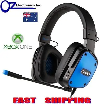 SADES DPOWER Black XBOX One Gaming Headset Mic Chat BRAND NEW Genuine GD • $19