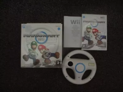 Mario Kart Wheel And Game For Nintendo Wii • £10