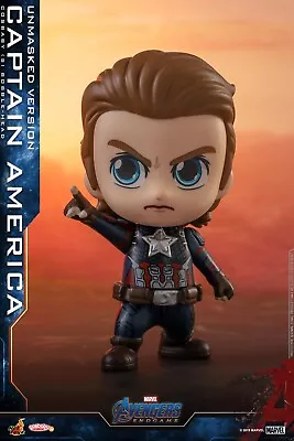 Hot Toys COSB555 Captain America (Unmasked Version) Cosbaby (S) Bobble-Head • $33.70