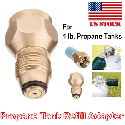 $6.64 • Buy Propane Gas Cylinder Refill Adapter Fills 1 Pound Bottles For Camping Heater BBQ