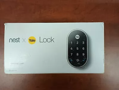 Nest X Yale Lock (satin Nickel) With Nest Connect Brand New! • $150