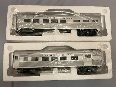 O27 O Scale O Gauge MTH RailKing 30-6054 California Zephyr Combine /Diner LNIB • $99.99