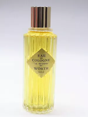 VTG 1970s Parfums Worth JE REVIENS ED Cologne 2 Oz 60ml Splash • $19.95