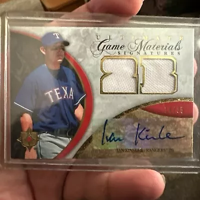 2006 Ultimate Game Materials Ian Kinsler Rookie Jersey And Auto 14/35! • $45