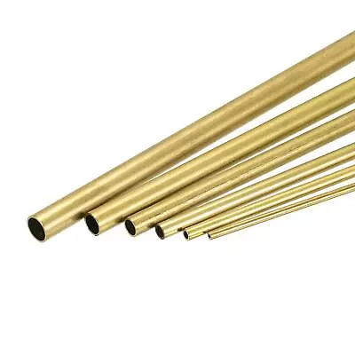 6pcs Brass Tube 1.5mm-6.5mm OD 0.2mm Wall Thickness 300mm Length Metal Tubing • $15.65