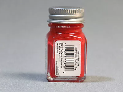 TESTORS PAINT CHERRY ENAMEL 1/4oz JAR 7.4ml Plastic Model Car TES1197 NEW • $6.94