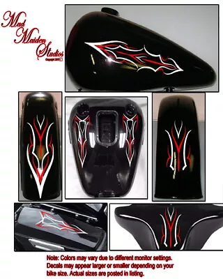 Honda Harley Victory Yamaha Kawasaki Universal Motorcycle Pinstripe Kit • $55.99