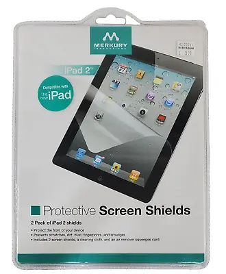Protective Screen Shields 2 Pack Ipad 2 Cover Sealed Merkury Innovations Gaurd • $4.97