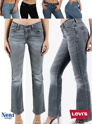 £29.95 • Buy Vintage Levis 529 Women Jeans Bootcut Flared Zip Fly Flare W26 W27 W28 W30 L32