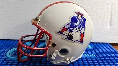 BOSTON PATRIOTS RIDDELL AFL THROWBACK MINI HELMET With METAL  Coated Face Mask • $39.99