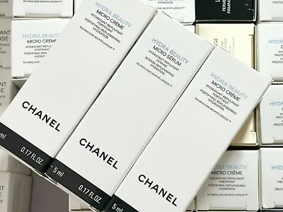 Chanel Hydra Beauty Micro Cream/Cream/Serum 5ml X3 Bundle *Please Choose* BNIB • £15