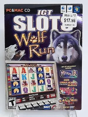 IGT Slots: Wolf Run (Windows/Mac 2010) PC Game Complete • $4.95
