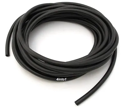 Universal Motorcycle Black Rubber Fuel / Oil / Gas Line - 3/16  (5mm) - 5' Feet • $8.95