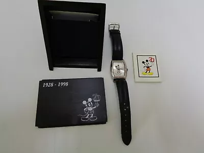 Vintage Mickey Mouse 70th Birthday Men’s Fossil Watch • $37.99