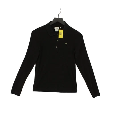 £29.80 • Buy Lacoste Women's Polo UK 10 Black 100% Other Long Sleeve Collared Basic
