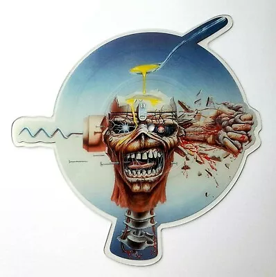 £63 • Buy Iron Maiden Can I Play With Madness SHAPED PICTURE DISC MINT *LP PICTURE FRAME*