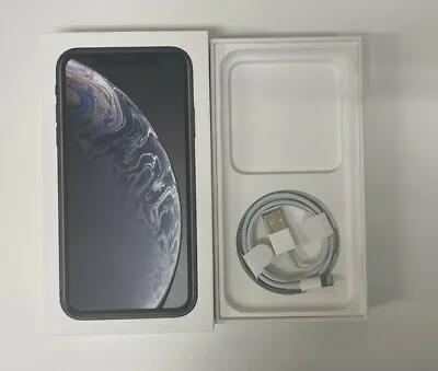 £11.99 • Buy Apple IPhone XR Black 128Gb Used Box + Accessories Box Only