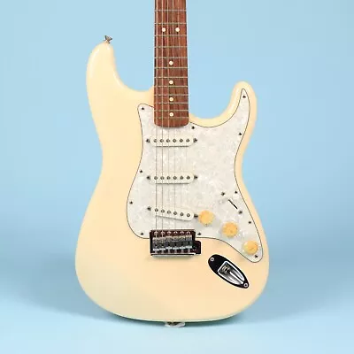 1998 Fender Stratocaster MIM Mexico Pearloid Cream Strat Electric Guitar • $599