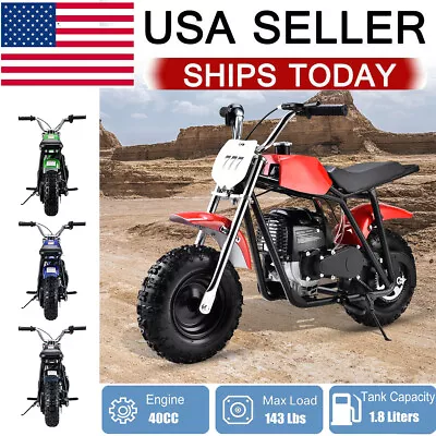 Mini Dirt Bike 40CC 4-Stroke Kids Pit Off-Road Motorcycle Pocket Bike Motocross  • $319