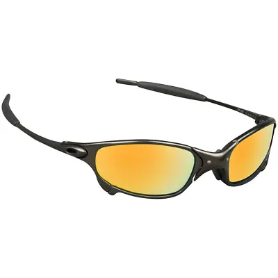New Gray Polar W/Gold Mirror Replacement Lenses Made To Fit Oakley Juliet X-Met  • $10.95