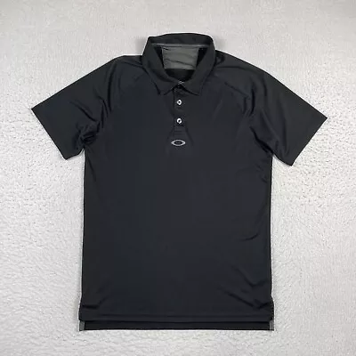 Oakley Polo Shirt Mens Medium Hydrolix Golf Tennis Pickleball Casual Preppy • $15