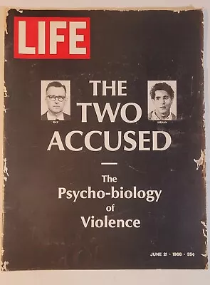 Vintage LIFE Magazine - Assassins James Earl Ray + Sirhan Sirhan (1968) • $14.99