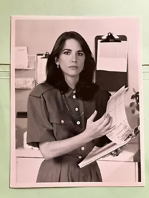 Melissa Gilbert  Original Vintage Press Headshot Photo . 7x9  W/ Caption Snipe • $8