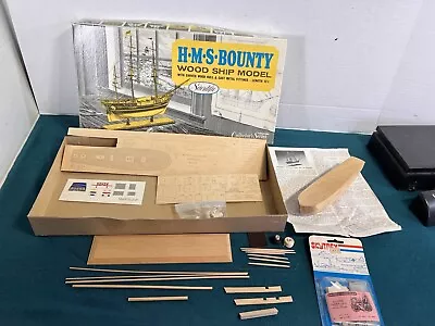 Vintage Scientific H.M.S. Bounty Wood Ship Model Kit No 169 Collector's Series  • $15.52