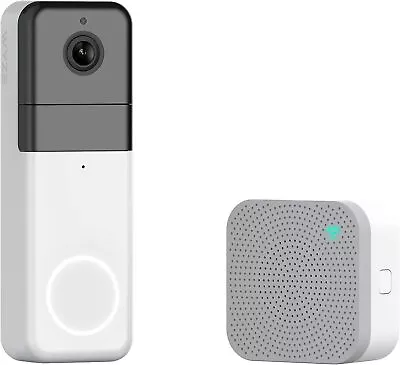 Wyze Video Doorbell Pro (Chime Pro Included) 2-Way Audio Night Vision 1440 HD  • $179.30