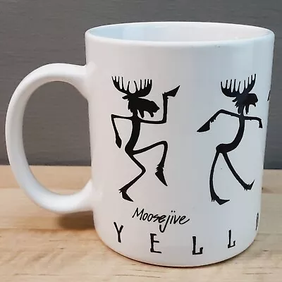 Moose Jive Yellowstone 12 Oz White Coffee Tea Mug Cup -- FREE SHIPPING! • $17.50