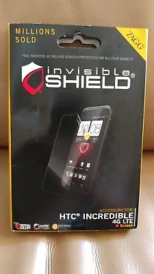 $9.25 • Buy Zagg Invisible Shield Accessory For HTC  Incredible 4G LTE Screen
