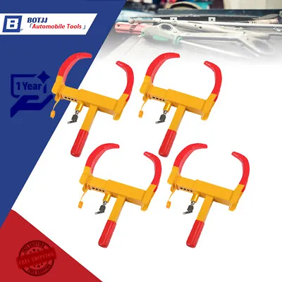 4Pack Wheel Lock Clamp Boot Tire Claw For Auto Anti Theft Car Cart SUV Trailer • $57.75