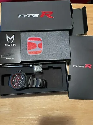 Meister Honda Type R Steel Watch Limited Edition #128 In Black Includes Sunglass • $600