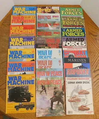 Lot Of Military War Magazines 1979-1989 • $85