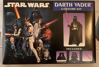 $49.95 • Buy Vintage Halloween STAR WARS DARTH VADER Costume 1996 LUCASFILM LTD *NEVER USED*
