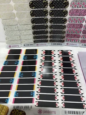 Jamberry MINNIE MOUSE LOT 5 Full Sheets Nail Wraps With Prep Kit New • $12.99