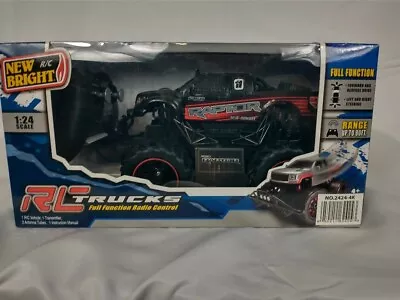 New Bright RC Truck F150 Raptor Radio Control Full Function 1:24 Scale Black/Red • $25