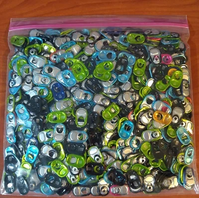 $50 • Buy 1000+ Monster Energy Can Tabs (1111 To Be Exact) 13oz Assorted Mixed Colors