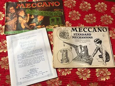 Meccano Instructions Joblot • £15