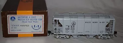 I&I Brass B&O Baltimore & Ohio Wagon Top Hopper Car Painted - O Gauge In Box • $164.99