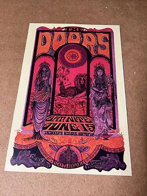 The Doors 1967 Sacramento California Cardstock Concert Poster 12 X18  • $8.99